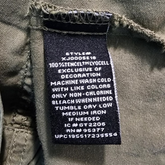 Social Standard By SANCTUARY Size Medium Tencel Snap Front Lightweight Jacket - Picture 11 of 11